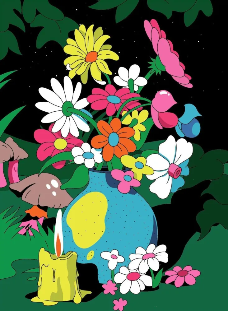 Lithograph Dabs - The Stars and Your Dreams