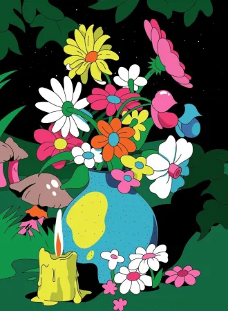 Lithograph Dabs - The Stars and Your Dreams