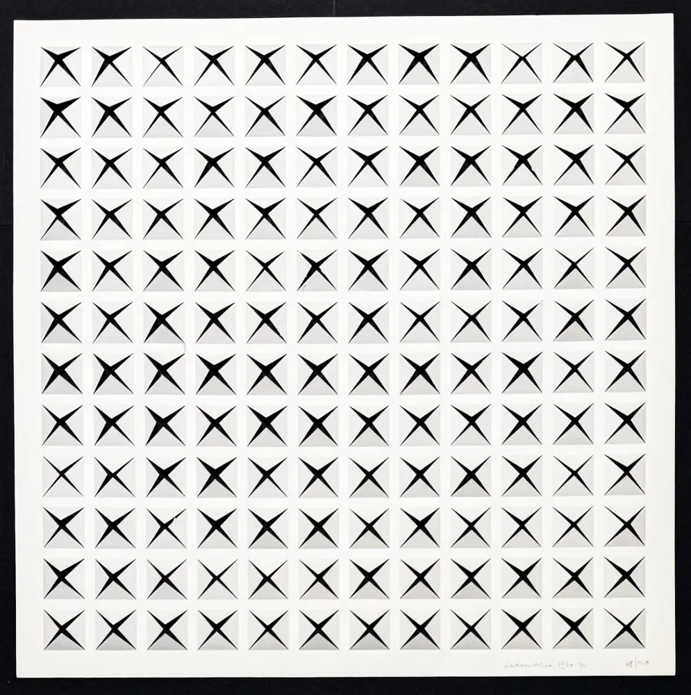 No Technical Dadamaino - Dadamaino ( 1930-2004 ) – Untitled – hand-signed Punched paper – 1974