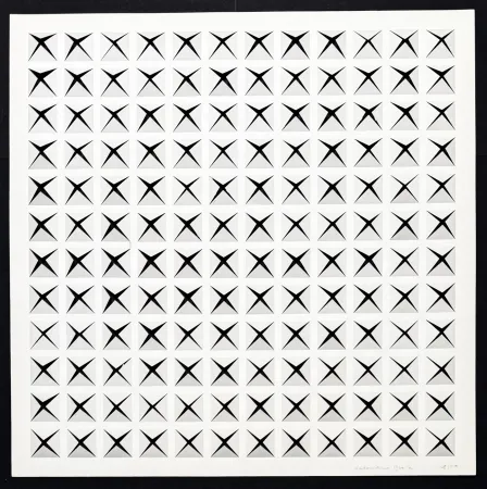 No Technical Dadamaino - Dadamaino ( 1930-2004 ) – Untitled – hand-signed Punched paper – 1974