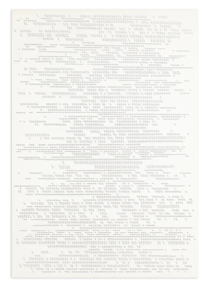 Lithograph Dadamaino - Senza titolo