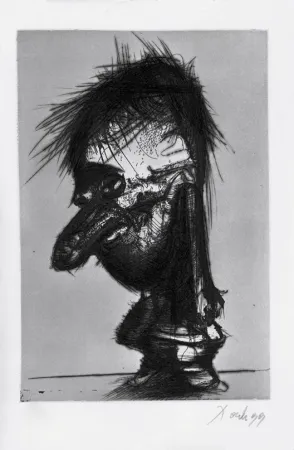 Etching And Aquatint Dado - Autoportrait