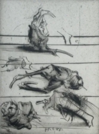 Engraving Dado - Kafka