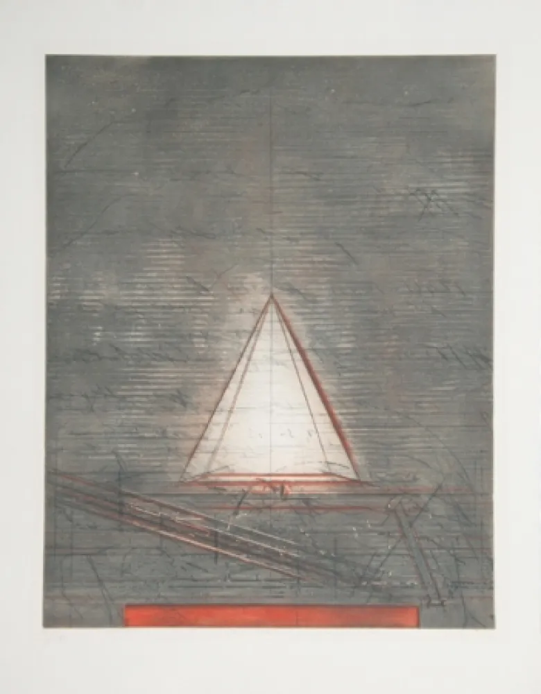 Etching And Aquatint Dahmen - Semiotische Komposition