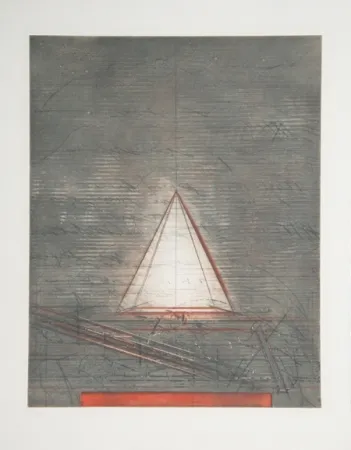 Etching And Aquatint Dahmen - Semiotische Komposition