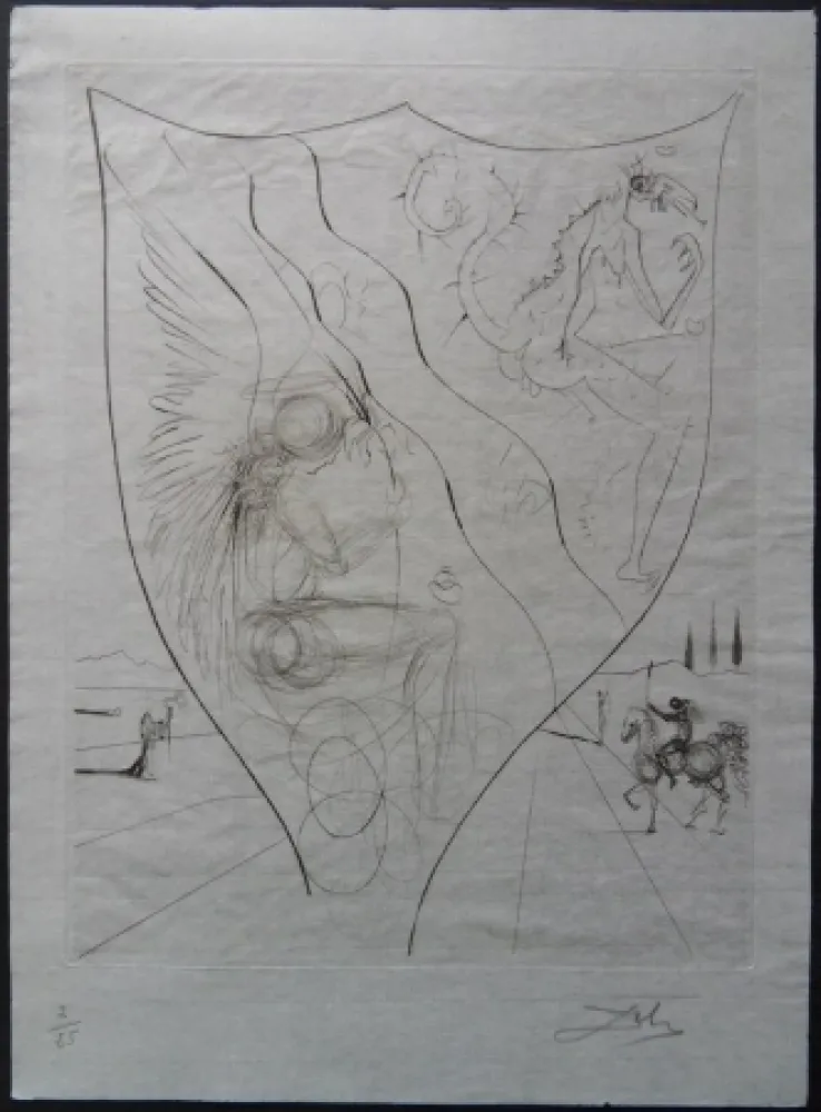 Engraving Dali - Alexis - Etat Chine