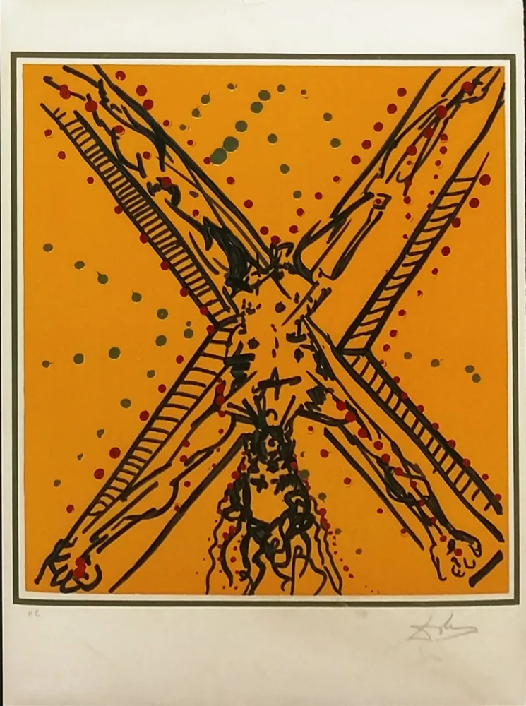 Lithograph Dali - ANDREW (VISIONS OF CAMELOT)