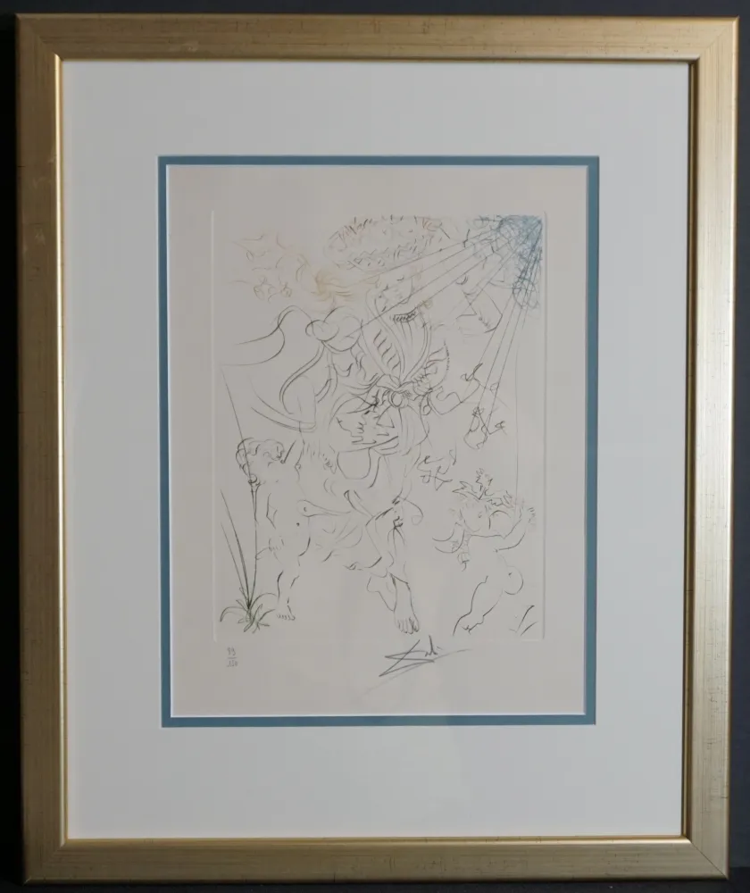 Etching Dali - Autumn