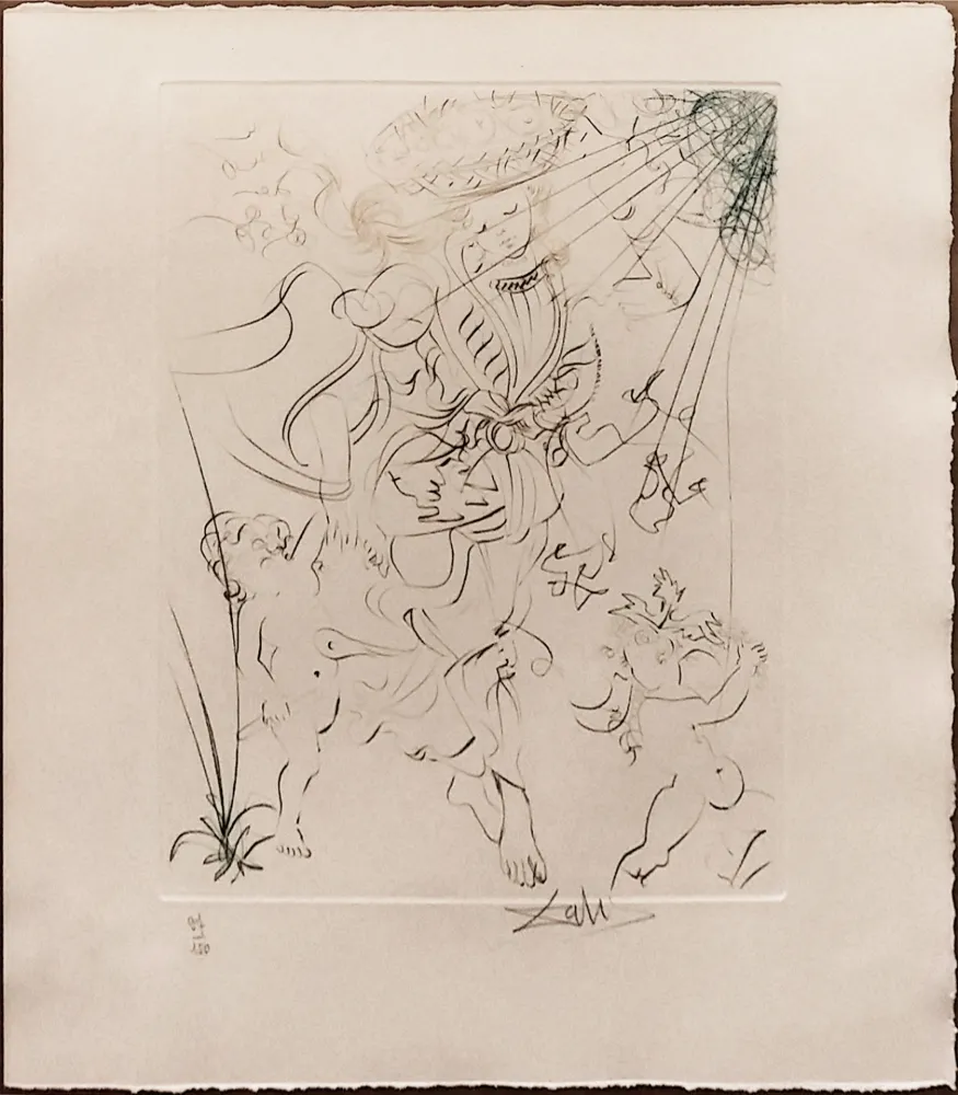 Engraving Dali - AUTUMN