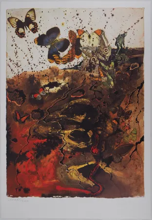 Lithograph Dali - Auvergne
