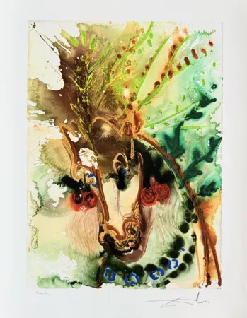 Lithograph Dali - Bucéphale