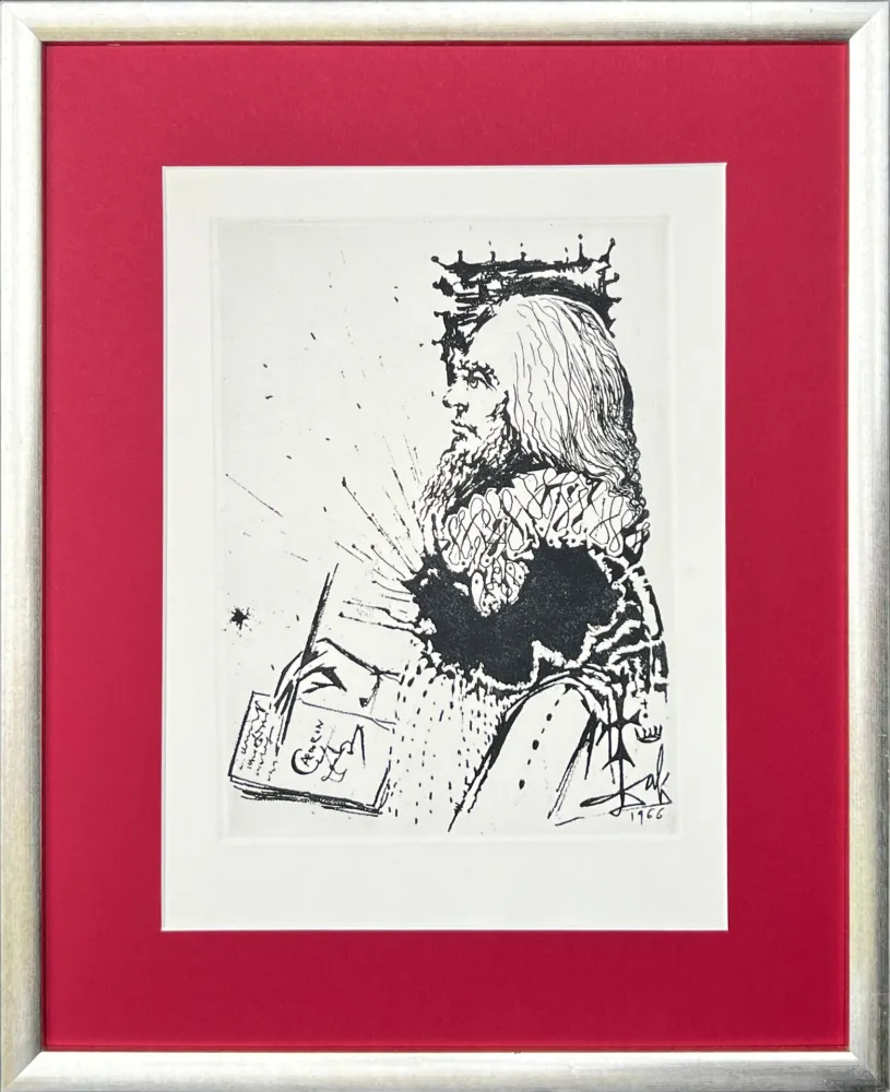 Engraving Dali - Calderón de la Barca