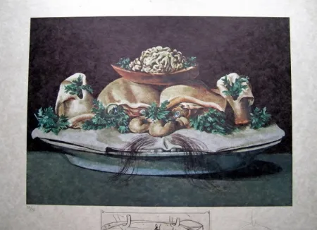 Lithograph Dali - Cenas de Gala-3