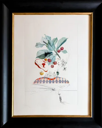 Lithograph Dali - Cérises Pierrot