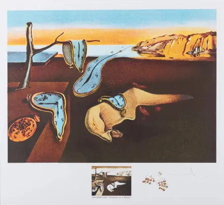 Lithograph Dali - Changes in Great Masterpieces Persistence de la Memoire