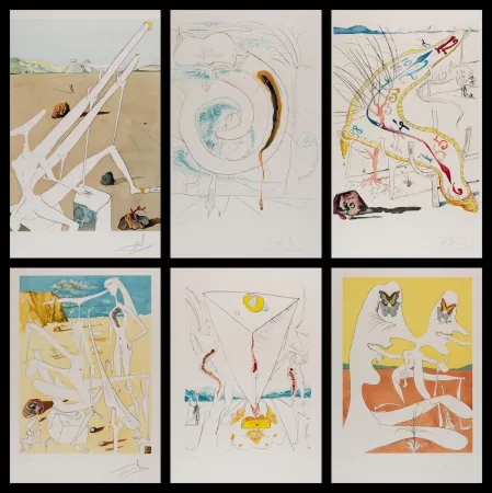 Etching Dali - Conquest of Cosmos Suite 1