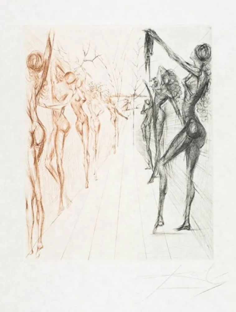 Etching Dali - Couloir de Kathmandu (Corridor of Katmandu)