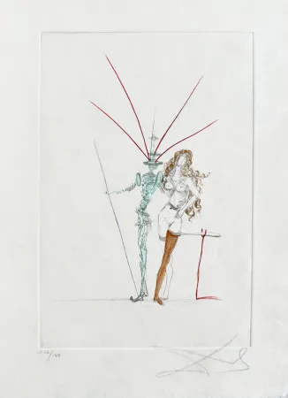 Etching Dali - Couple Frontispiece
