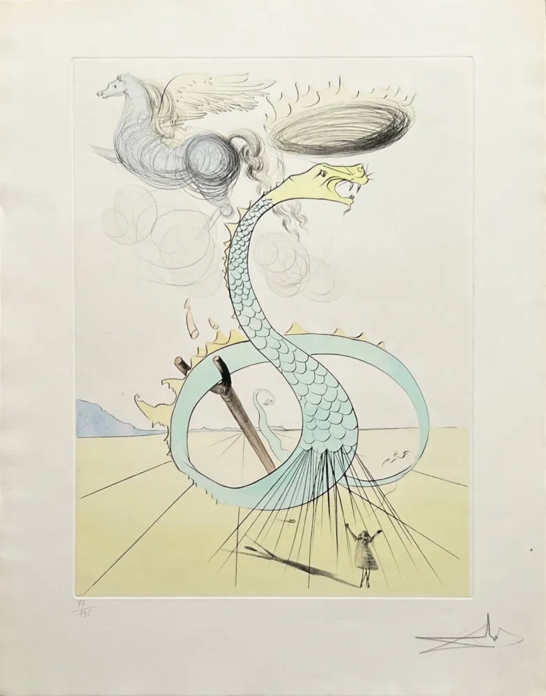 Engraving Dali - Dan