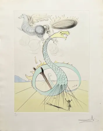 Engraving Dali - Dan