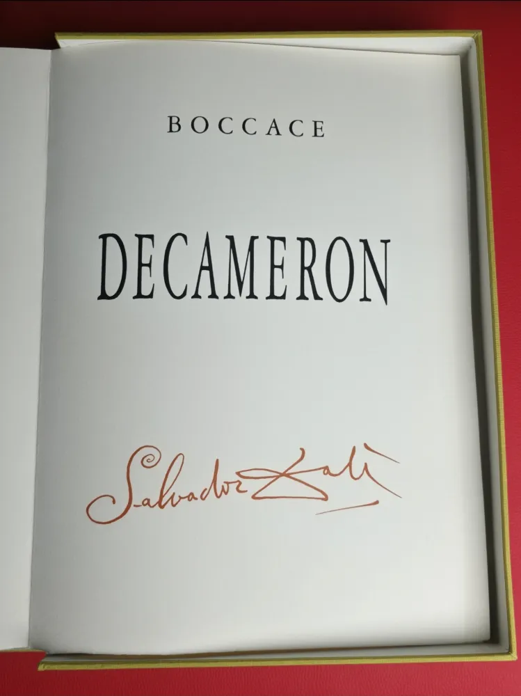 Illustrated Book Dali - Decameron 1972 - E.A copy from Rigal archive