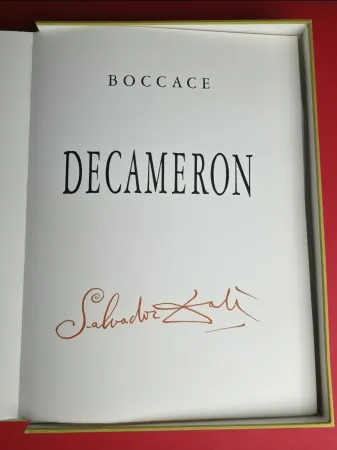 Illustrated Book Dali - Decameron 1972 - E.A copy from Rigal archive