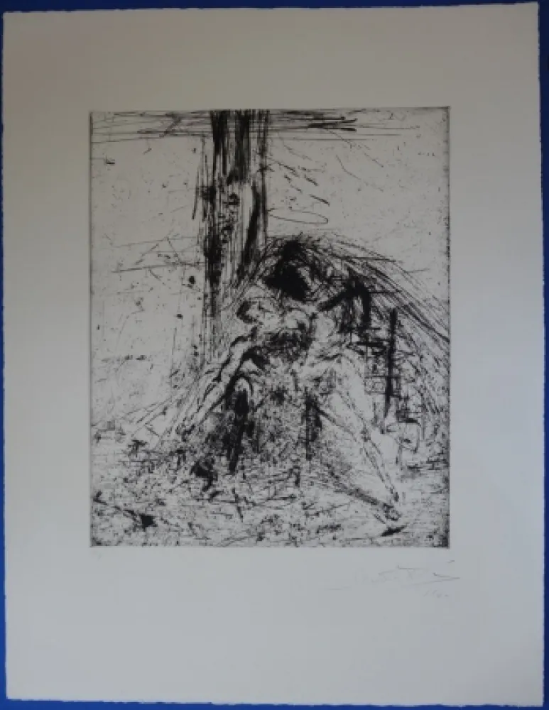 Engraving Dali - Déposition de Croix