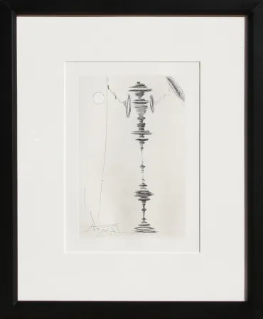 Etching Dali - Deux Fatraises (Spinning Man)