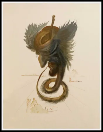 Woodcut Dali - DEVINS & SORCIERS