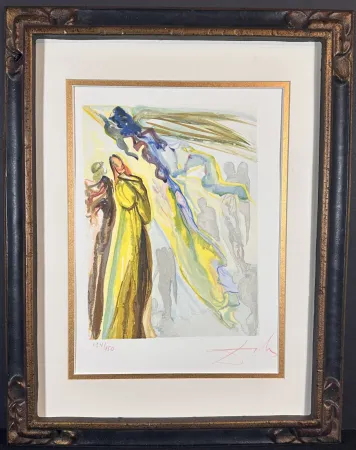 Woodcut Dali - Divine Comedy Heaven Canto 11