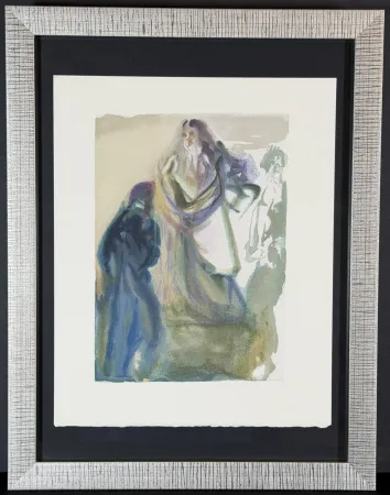 Woodcut Dali - Divine Comedy Heaven Canto 27 Decomposition 