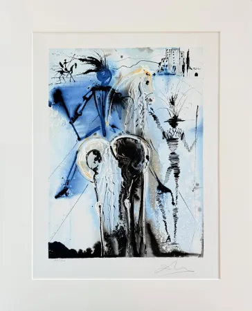 Lithograph Dali - Don Quichotte