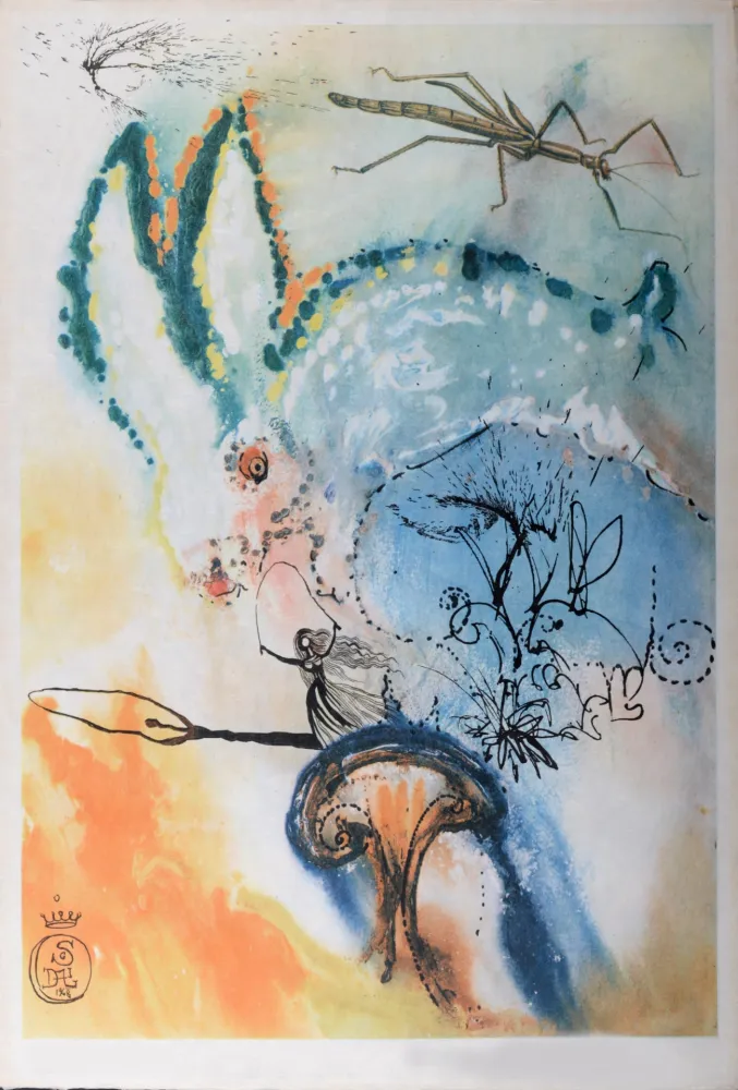 Rotogravure Dali - Down the Rabbit Hole, 1969