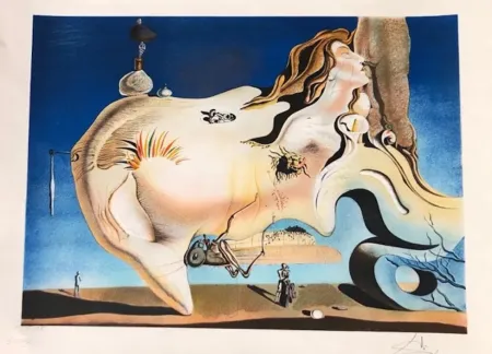 Lithograph Dali - El Gran Masturbador