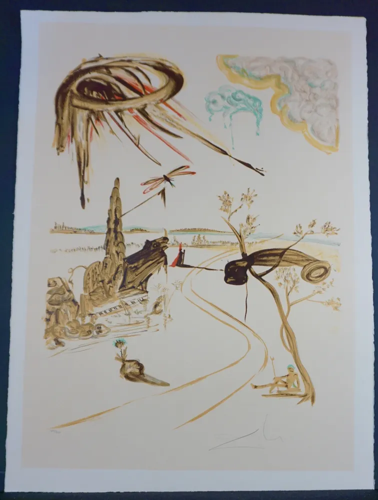 Lithograph Dali - Fantastic Voyage