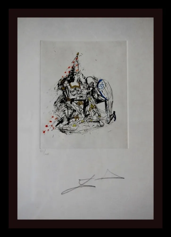 Etching Dali - Fantômes Le Soupirant