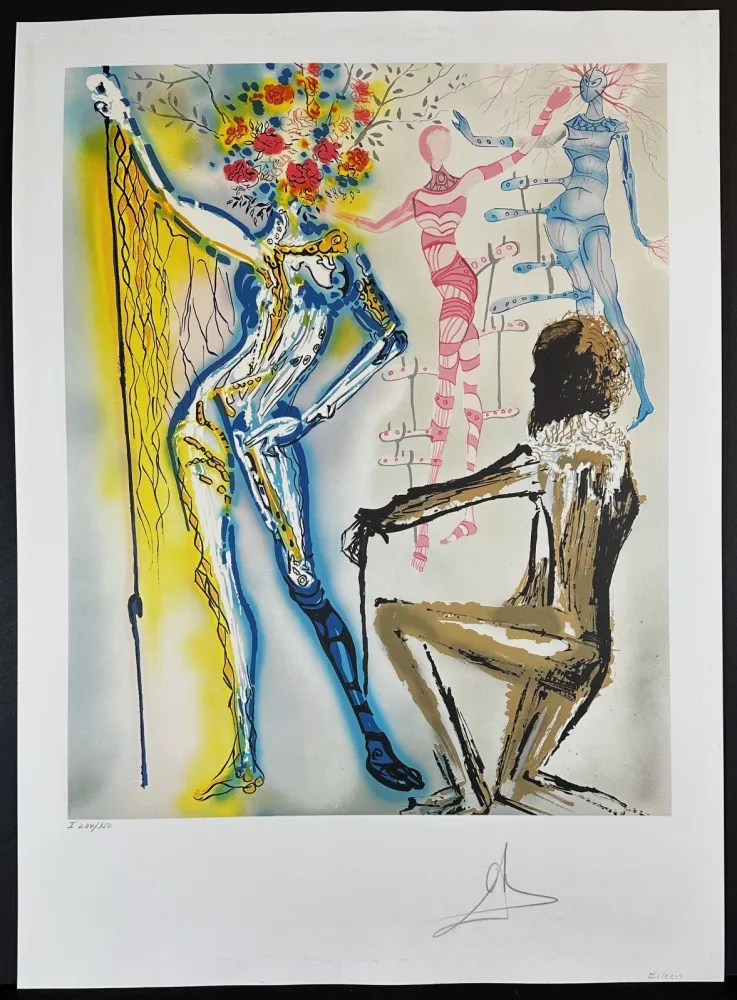 Lithograph Dali - Fashion Designer