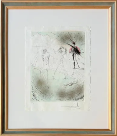 Drypoint Dali - Femmes poules (Hen Women)