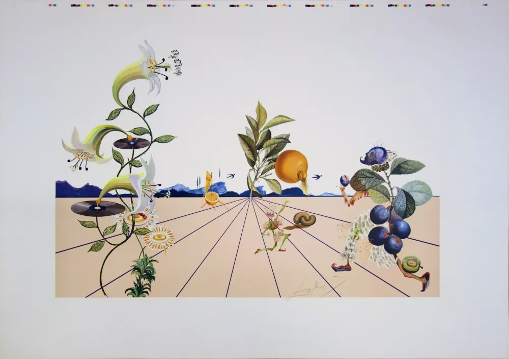 Lithograph Dali - Flordali