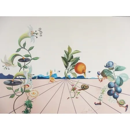 Lithograph Dali - Flordali I