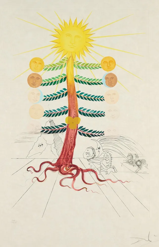 Drypoint Dali - Flordali. Lune