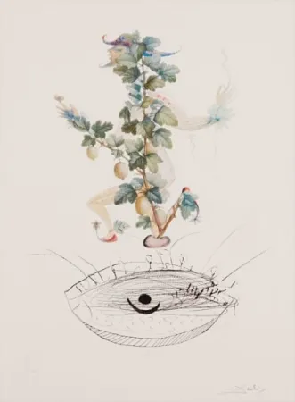 Etching Dali - Flordali - Révérence du Groseiller