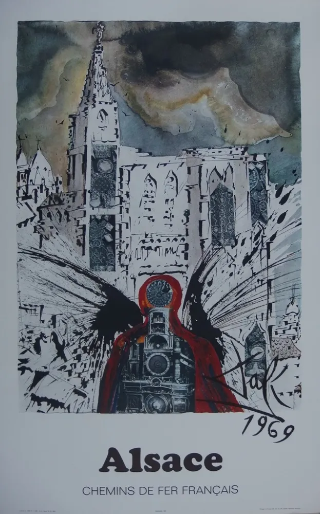 Etching Dali - France : Alsace (SNCF)