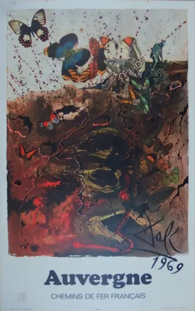 Etching Dali - France : Auvergne (SNCF)