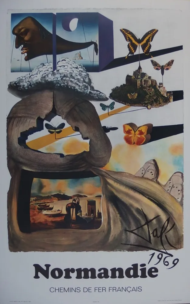 Etching Dali - France : Normandie (SNCF)