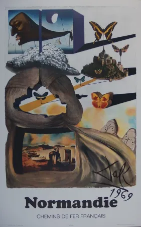 Etching Dali - France : Normandie (SNCF)