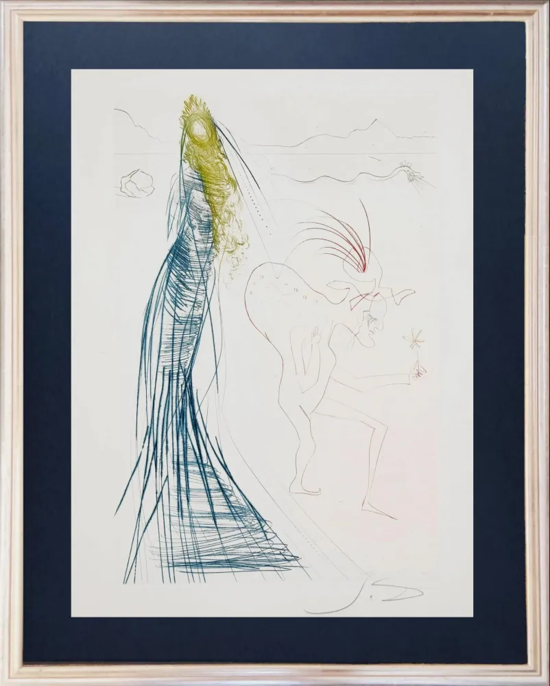 Engraving Dali - Frocin, the Evil Dwarf