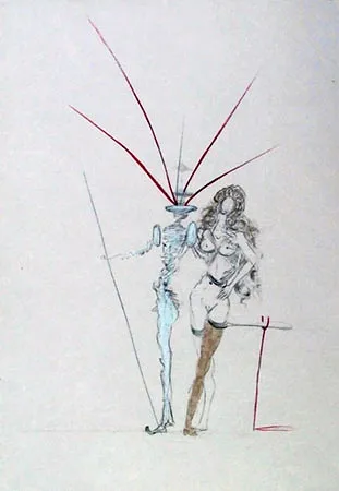 Etching Dali - Frontispiece