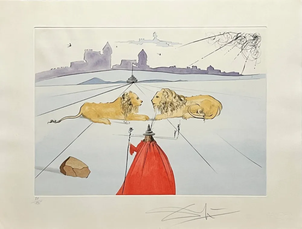 Engraving Dali - Gad