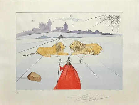 Engraving Dali - Gad